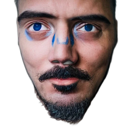 face, mask, creature, robot transparent PNG cut-out