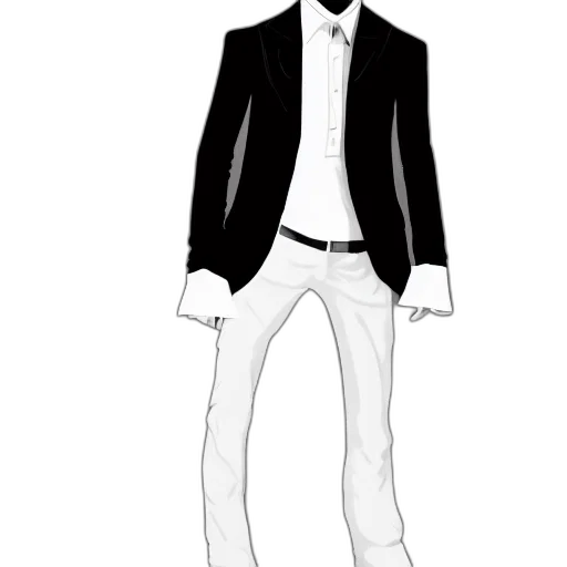 jacket, staff, cartoon, concept art transparent PNG cut-out