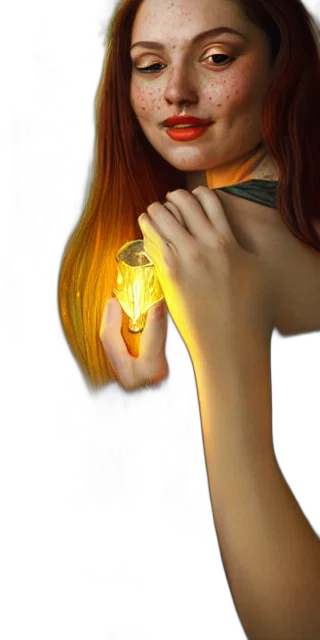 jewelry, crown, hair, bottle, photorealistic, fantasy art, concept art, 3d render transparent PNG cut-out