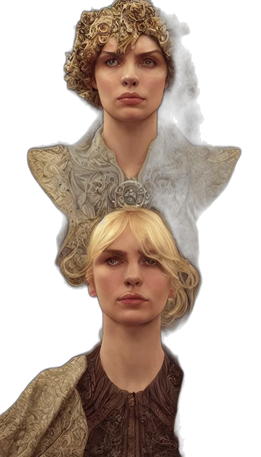 crown, face, staff, jewelry transparent PNG cut-out