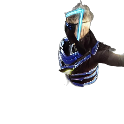robot, weapon, staff, mask transparent PNG cut-out