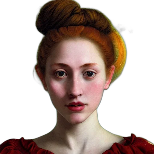face, crown, hair, dress transparent PNG cut-out