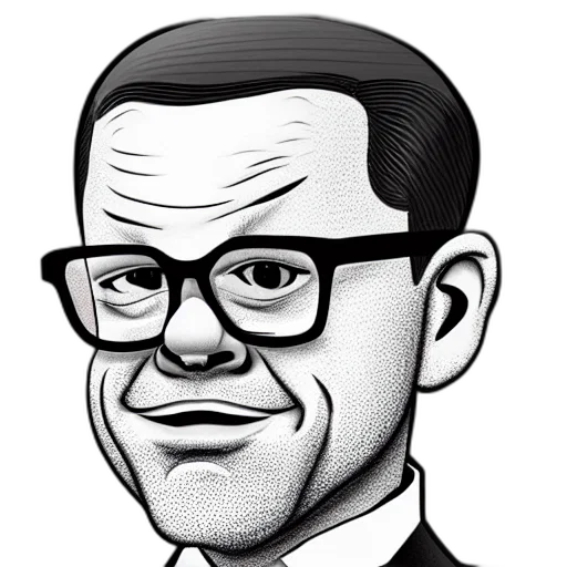 face, cartoon, comic book art, photorealistic transparent PNG cut-out