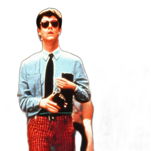 jacket, robot, staff, film, still, ferris, bueller, day transparent PNG cut-out
