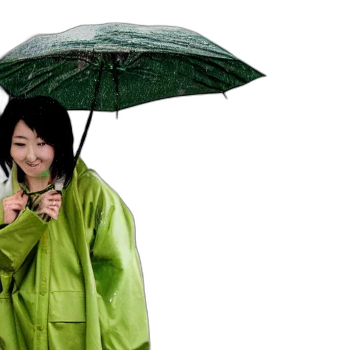 umbrella, jacket, staff, dress transparent PNG cut-out