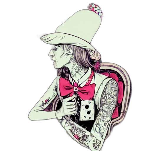 hat, dress, jacket, crown, cartoon, comic book art, fantasy art, concept art transparent PNG cut-out