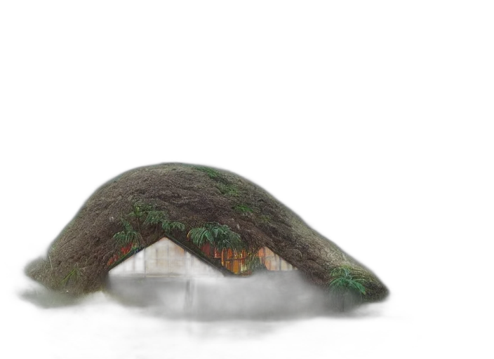 hat, hair, building, furniture, 3d render, concept art, photorealistic, fantasy art transparent PNG cut-out