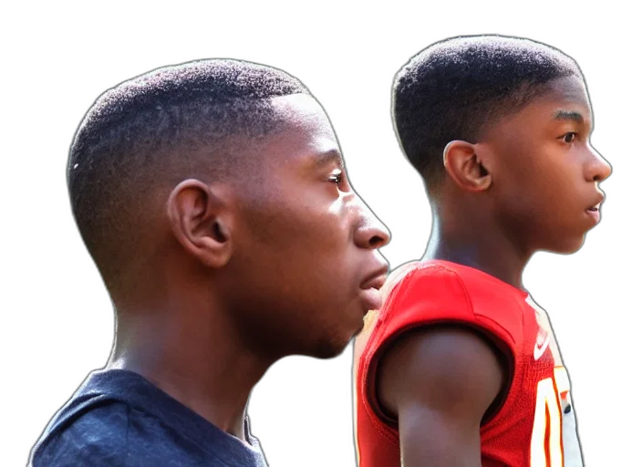 side, profile, shot, kentrell, gaulden, youngboy, never, broke transparent PNG cut-out