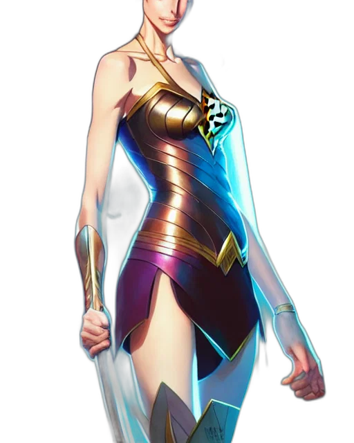dress, sword, staff, weapon, concept art, fantasy art, comic book art, 3d render transparent PNG cut-out