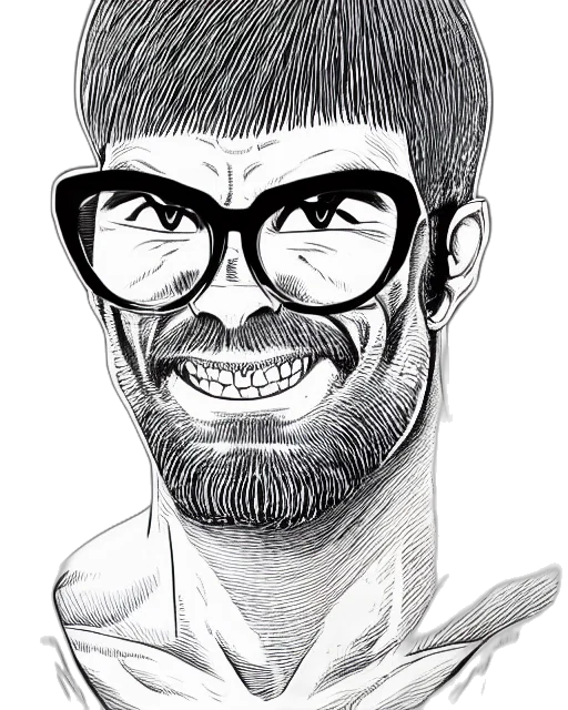 face, staff, creature, cartoon, comic book art, pencil sketch, photorealistic, highly transparent PNG cut-out
