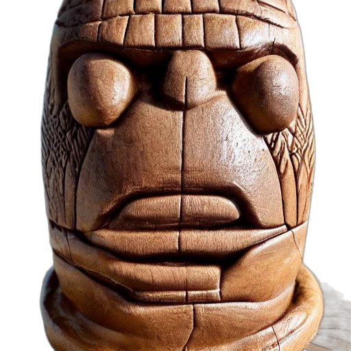 mask, face, staff, creature transparent PNG cut-out