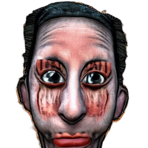 face, mask, staff, creature, photorealistic, 3d render, cartoon, concept art transparent PNG cut-out