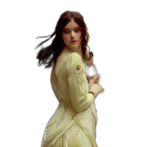 dress, staff, jacket, face transparent PNG cut-out