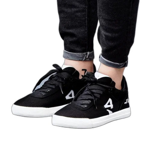 shoes, 3d render, photorealistic, monochrome transparent PNG cut-out