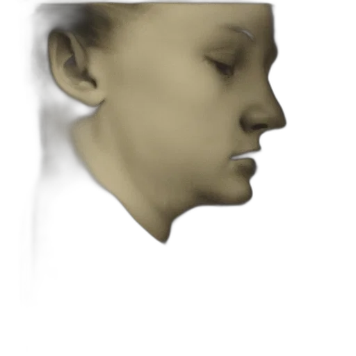 face, mask, robot, hair transparent PNG cut-out