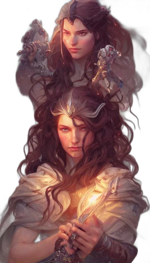 crown, dragon, sword, fantasy art transparent PNG cut-out