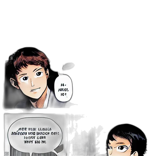 comic book art, cartoon, anime, concept art, young, mark, zuckerberg, manga transparent PNG cut-out