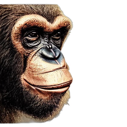 animal, face, mask, photorealistic transparent PNG cut-out