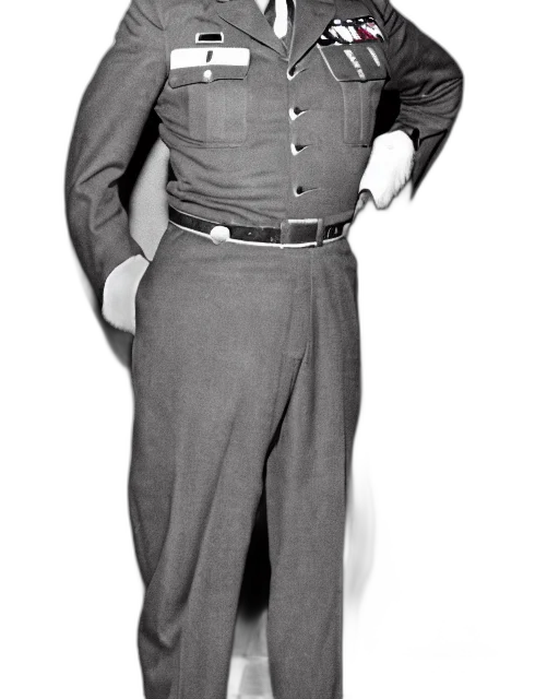 staff, jacket, hat, face transparent PNG cut-out
