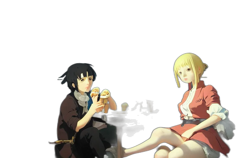 food, anime, concept art, pixel art transparent PNG cut-out