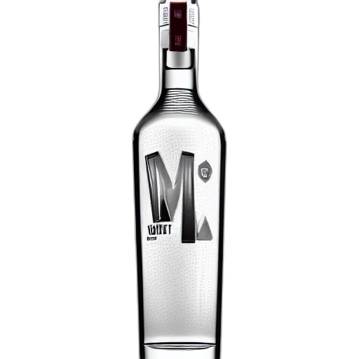 bottle, 3d render, photorealistic, vodka transparent PNG cut-out