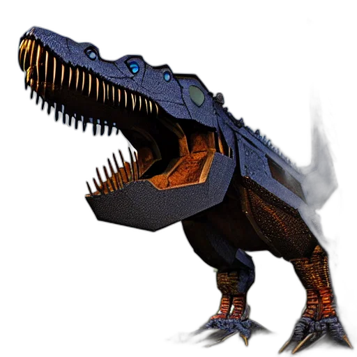 dragon, creature, animal, weapon, concept art, 3d render, pixel art, fantasy art transparent PNG cut-out