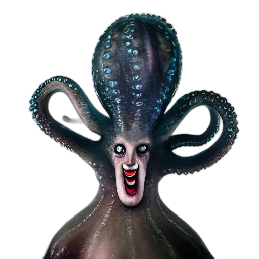 creature, hair, mask, animal transparent PNG cut-out