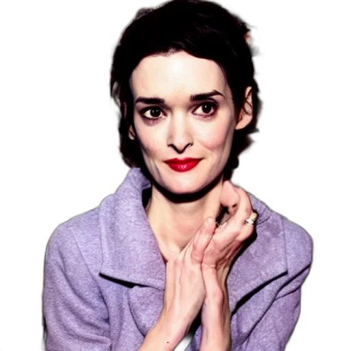 face, jacket, staff, dress transparent PNG cut-out