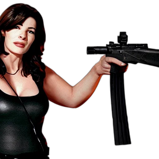 weapon, nigella, lawson, lara, croft transparent PNG cut-out