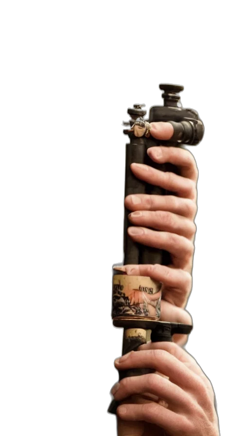 weapon, staff, bottle, sword transparent PNG cut-out