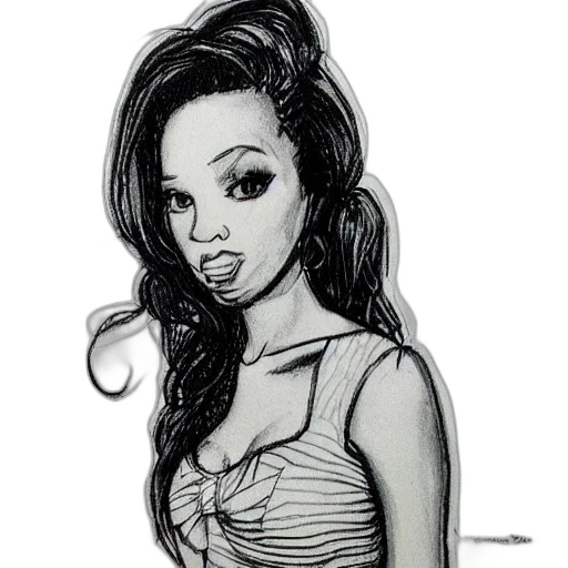 cartoon, pencil sketch, comic book art, fantasy art, tiffany, dover, full, body transparent PNG cut-out