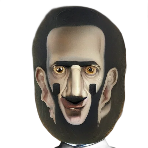 mask, face, robot, creature transparent PNG cut-out