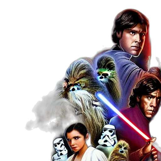 comic book art, concept art, star, wars transparent PNG cut-out