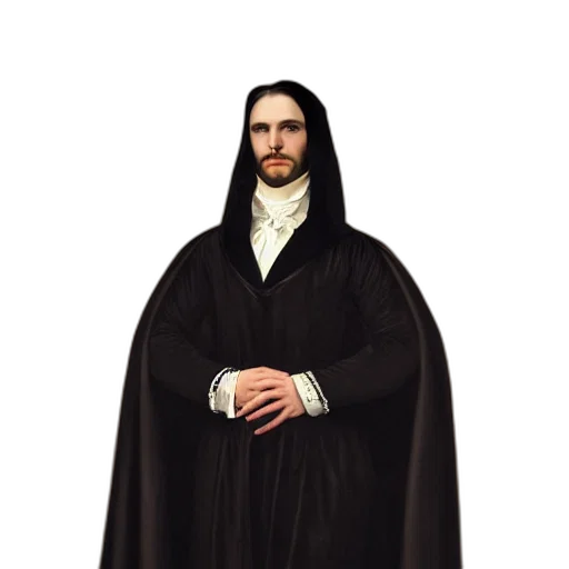 jacket, staff, dress, face transparent PNG cut-out