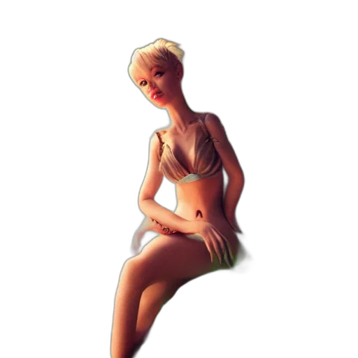 dress, staff, jewelry, concept art transparent PNG cut-out