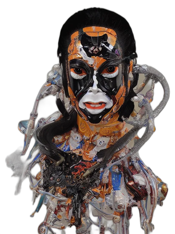 mask, robot, face, jewelry transparent PNG cut-out