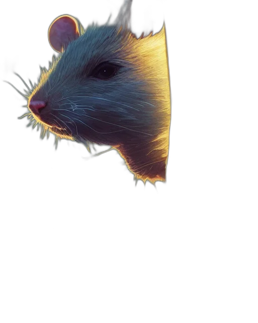 animal, hat, creature, crown, 3d render, photorealistic, concept art, watercolor transparent PNG cut-out