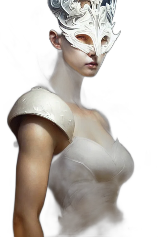 mask, face, robot, dress transparent PNG cut-out
