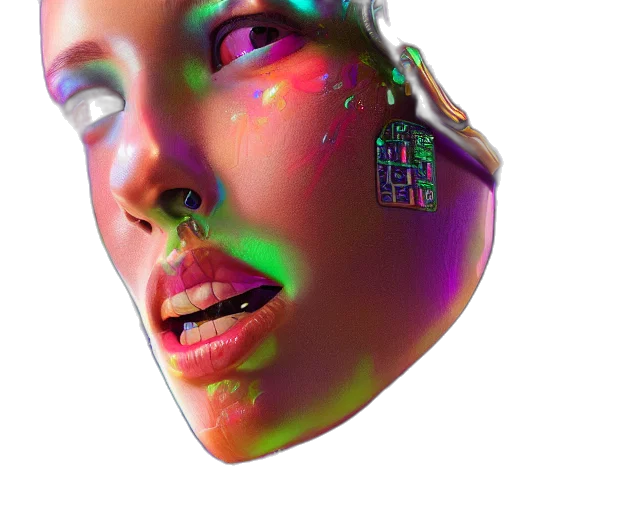 jewelry, face, robot, mask transparent PNG cut-out
