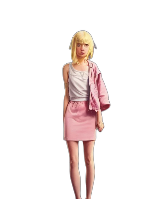 dress, jacket, concept art, 3d render transparent PNG cut-out