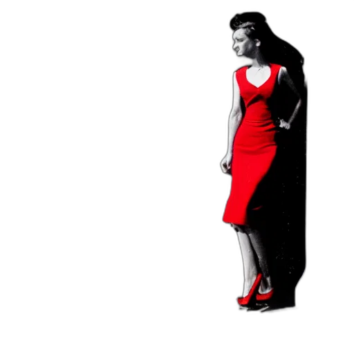 dress, umbrella, pixel art, concept art, 3d render, photorealistic, outer space, red transparent PNG cut-out