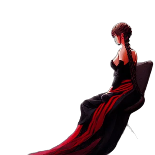 dress, crown, jewelry, staff, concept art, pixel art, fantasy art, anime transparent PNG cut-out