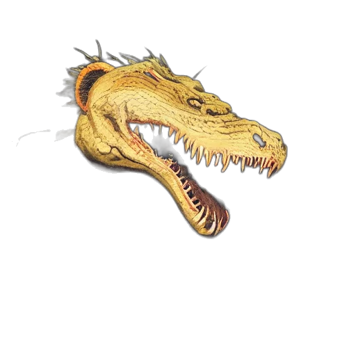 dragon, animal, creature, staff transparent PNG cut-out
