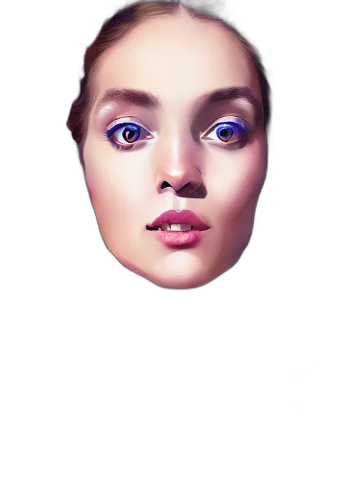 face, mask, robot, creature transparent PNG cut-out