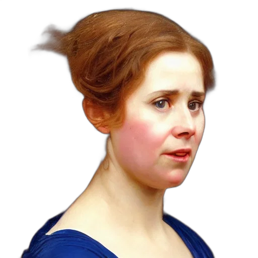 face, hair, dress, mask, photorealistic, oil painting, concept art, blue transparent PNG cut-out