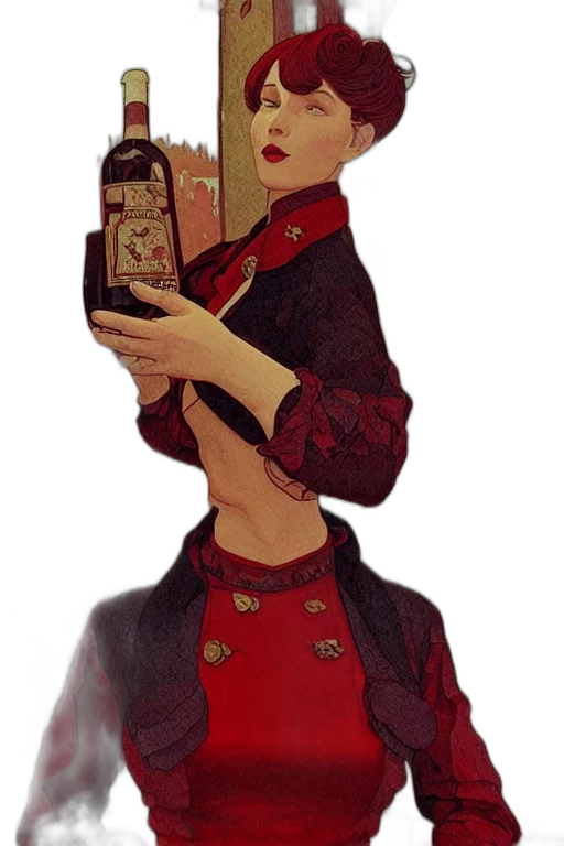 dress, staff, bottle, face transparent PNG cut-out