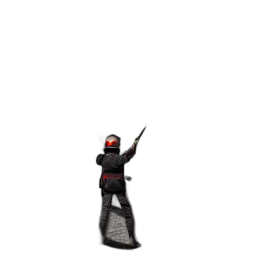 weapon, staff, sword, jacket transparent PNG cut-out