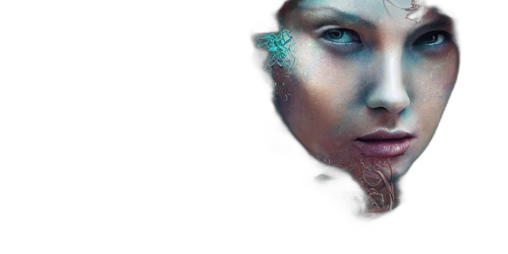face, mask, robot, jewelry transparent PNG cut-out