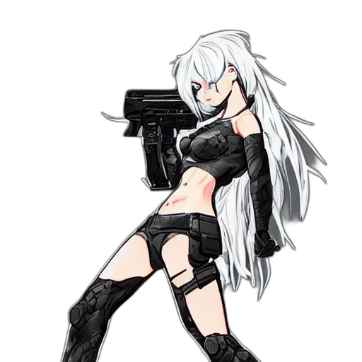 weapon, robot, concept art, anime transparent PNG cut-out