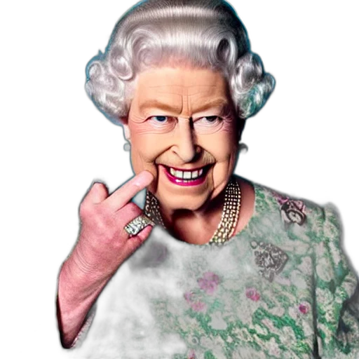 crown, jewelry, face, vaporwave, photorealistic, queen, england, making transparent PNG cut-out